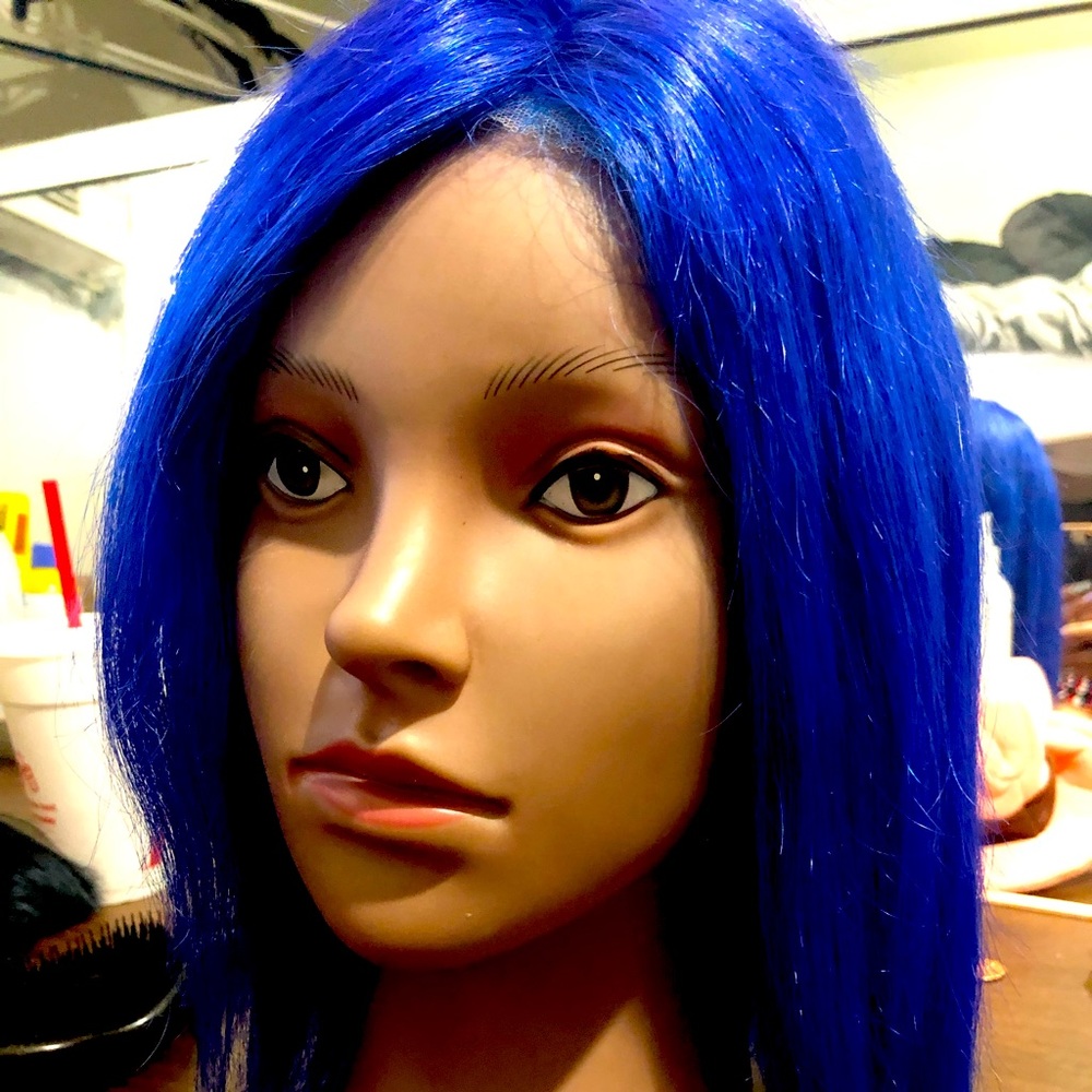 Custom colored 8 inch bob. Free part. Like new